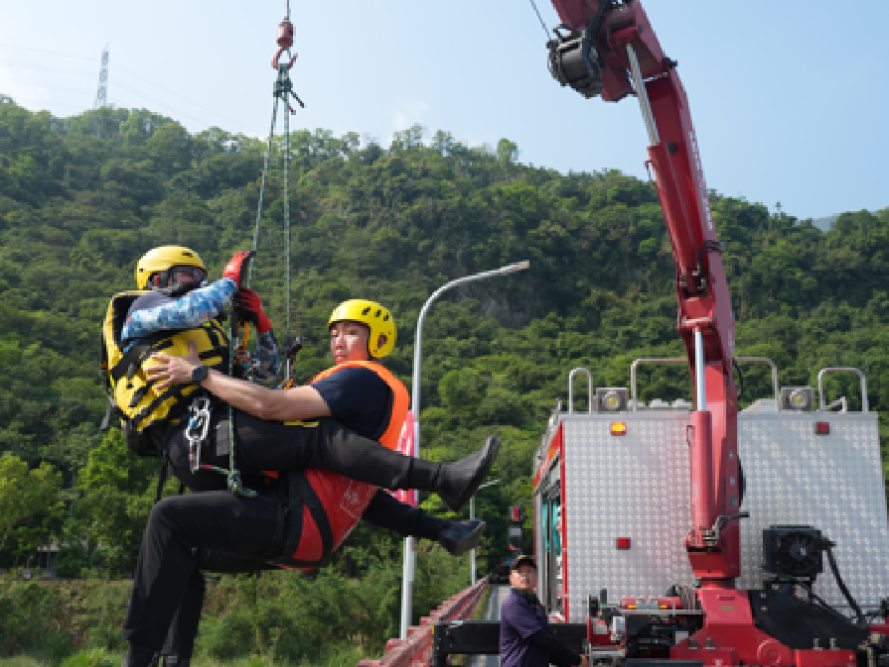 萬榮「防汛搶險、避難收容」實地模擬演練  
